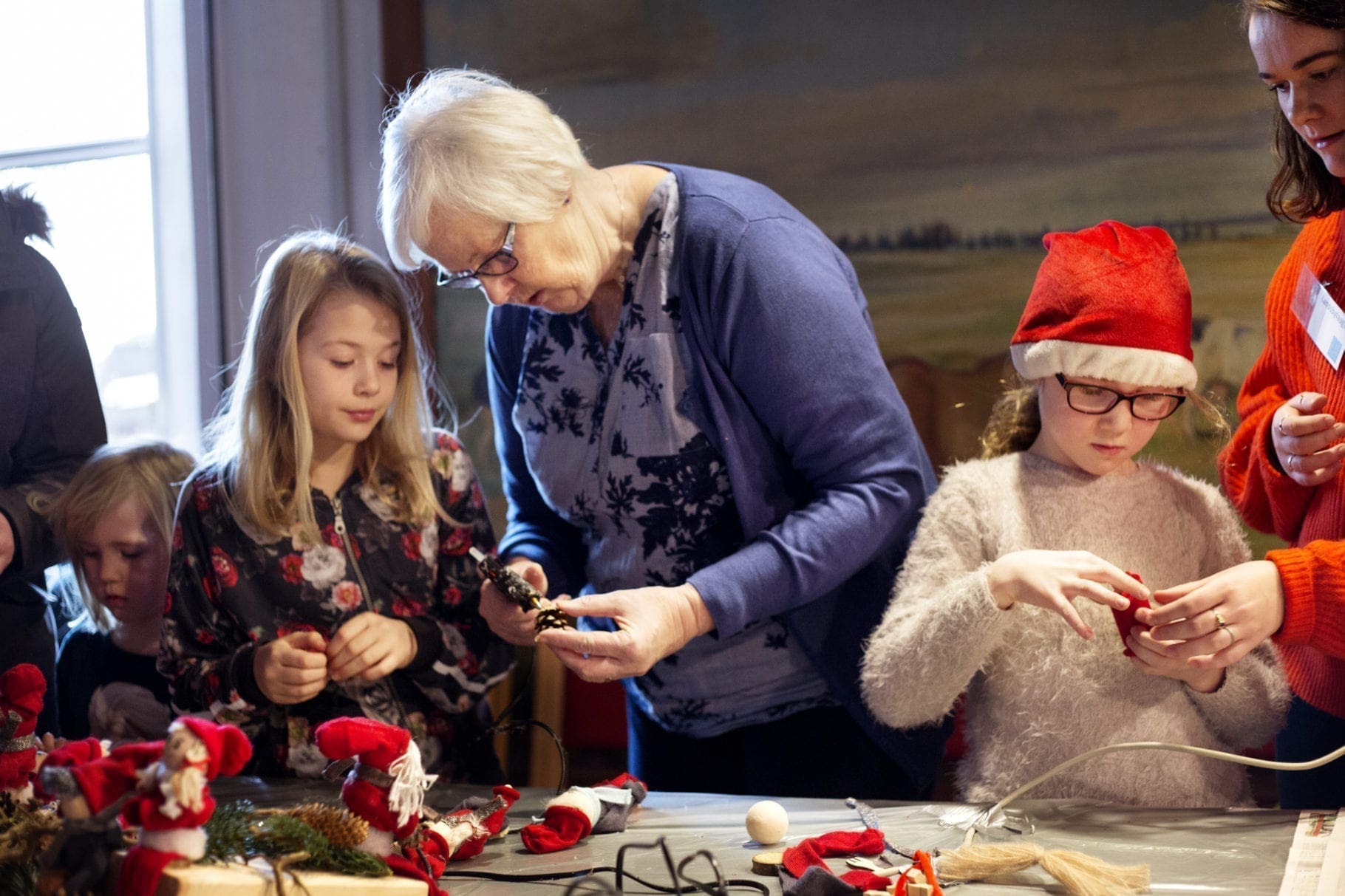 Jul på Jens Nielsens Bondegård på Frilandsmuseet Herning