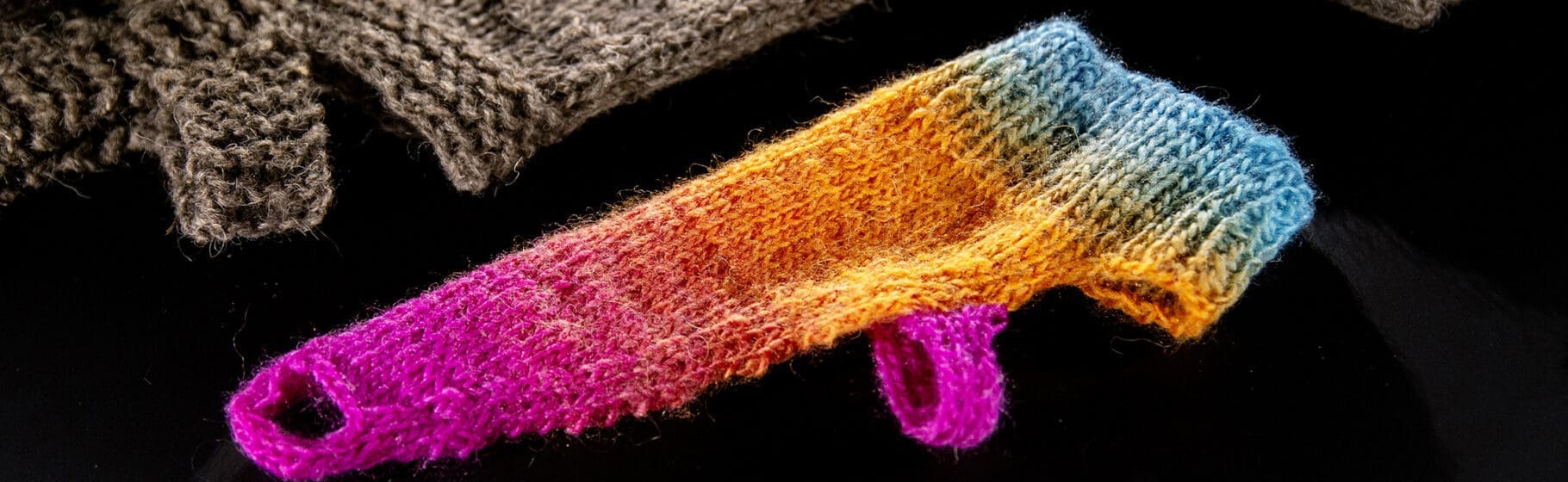 hoser og stunthoser udstilling på Tekstilmuseet