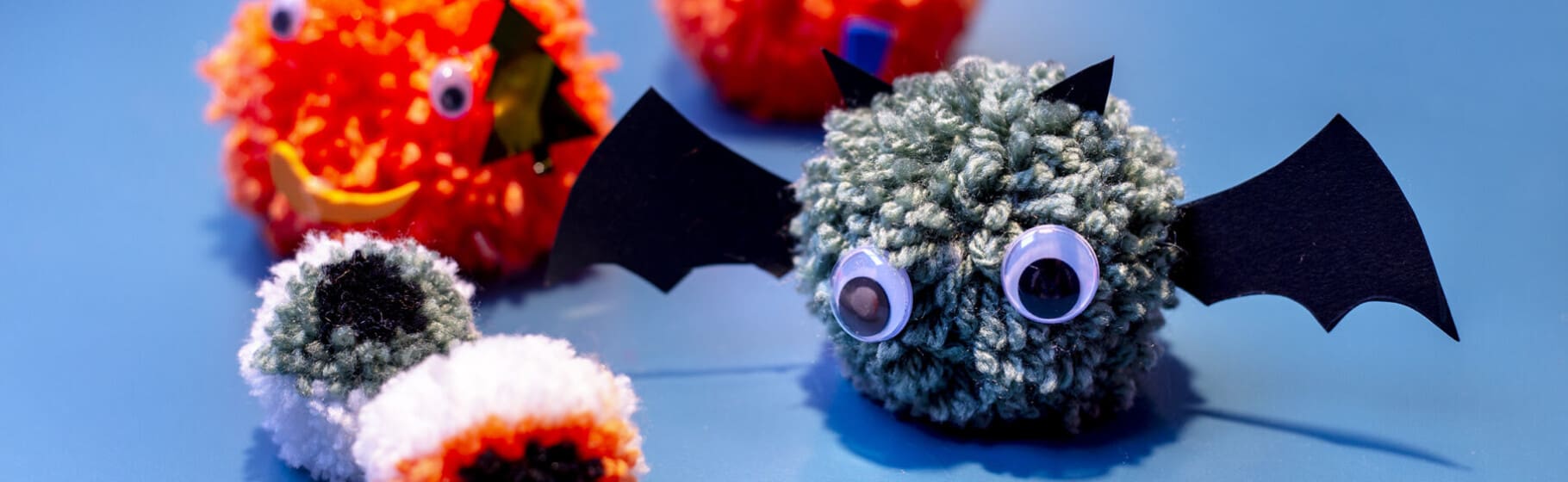 Halloween pompon workshop Tekstilmuseet