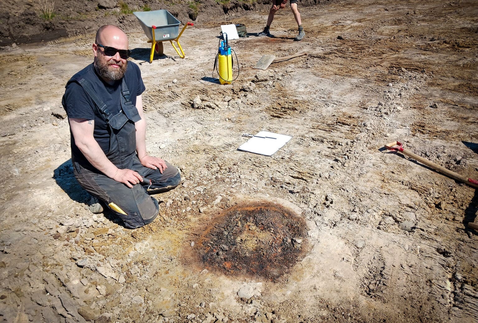 Åben udgravning ved Snejbjerg