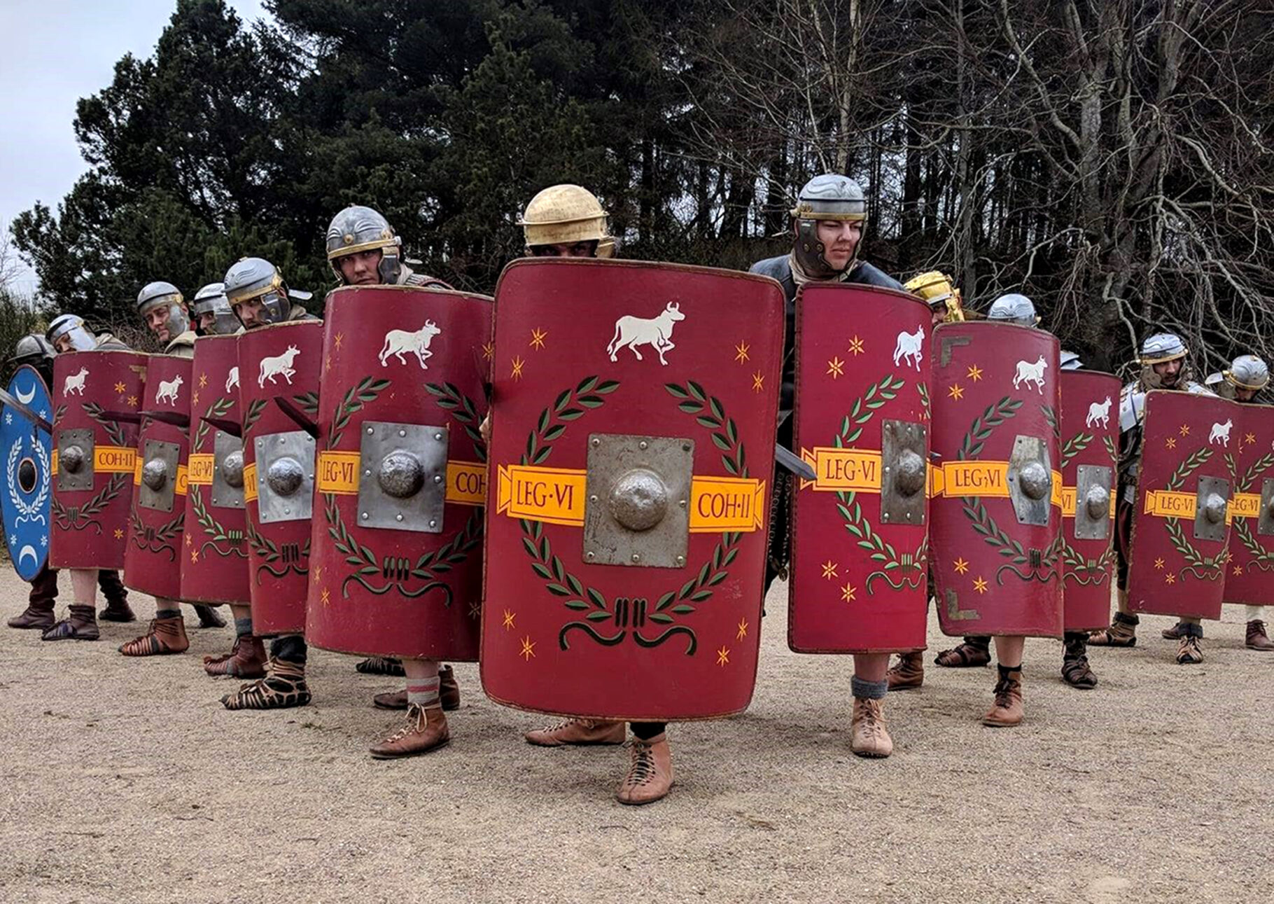 romerne kommer. åbning af udgravningen ved Hedegård