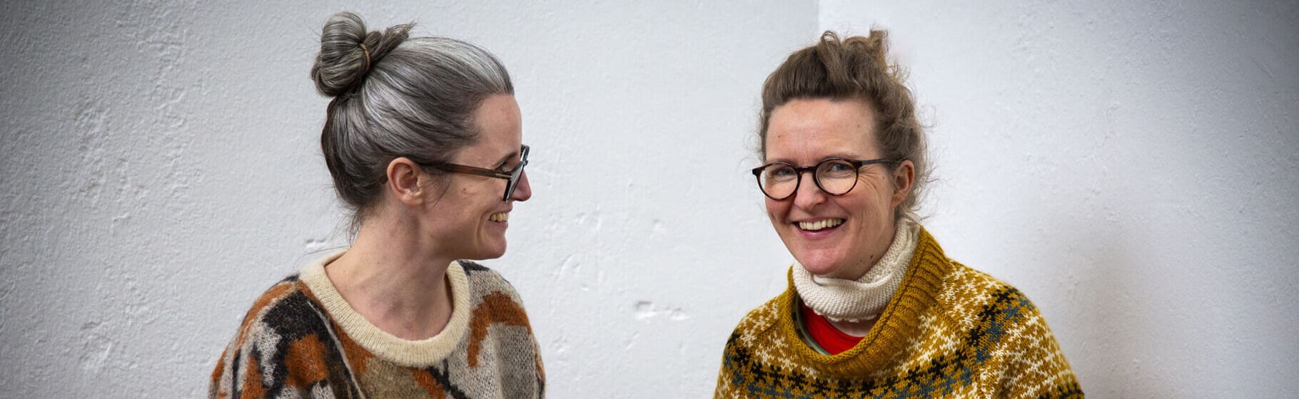 strikkecafe på Tekstilmuseet